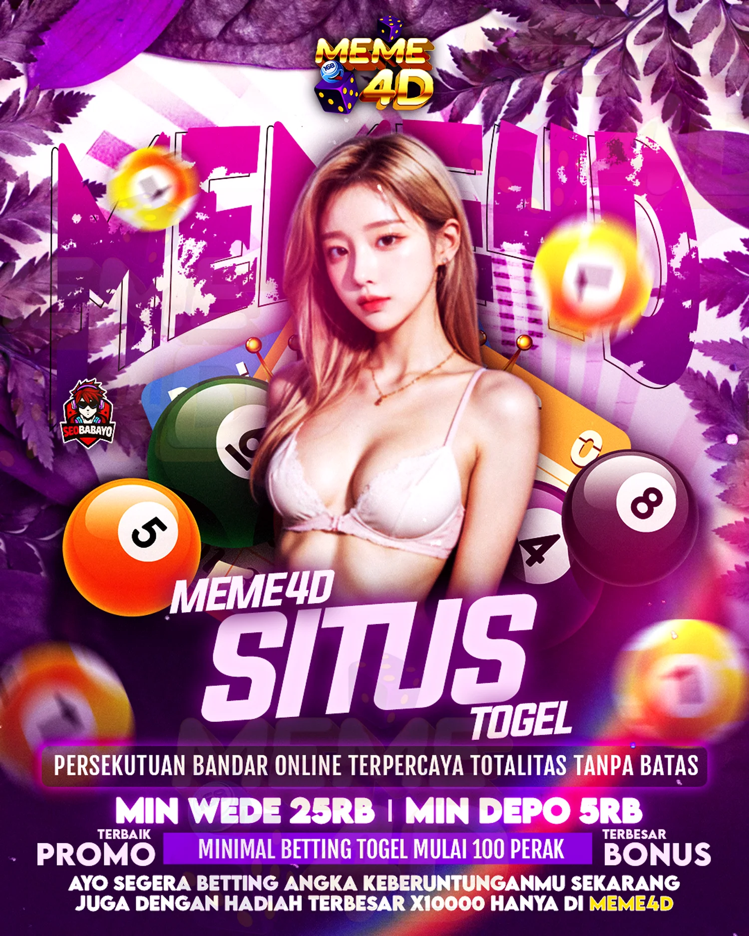 MEME4D ✮ Persekutuan Situs Bandar Togel Online Terpercaya Totalitas Tanpa Batas